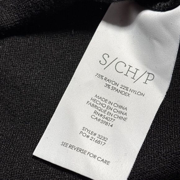 Cabi size S Osaka Nights black pointe utility button side blouse 3/4 sleeves - Picture 12 of 12